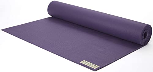 JADE YOGA - Esterilla de yoga Harmony (3/16' de grosor x 24' de ancho x 74' de largo - Color: púrpura)