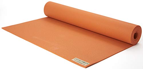 JadeYoga - Esterilla para yoga (5 mm x 173 cm), varios colores Tibetan Orange