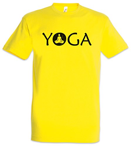 Urban Backwoods Yoga Camiseta De Hombre T-Shirt Amarillo Talla L