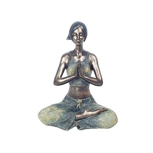 Vidal Regalos Figura Decorativa Clasica Chica Yoga Resina 22 cm