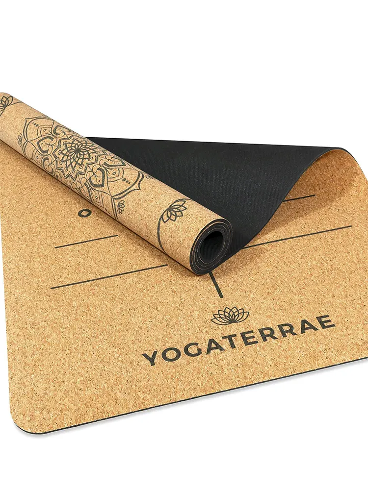 esterilla de yoga de corcho yogaterrae